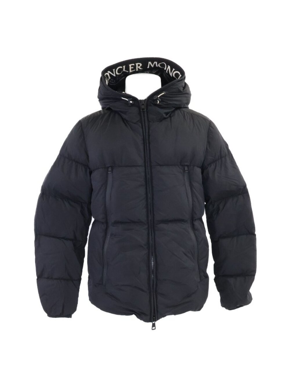 Moncler Montclar Inside Logo Embroidery Grosgrain Tape Hoodie Down